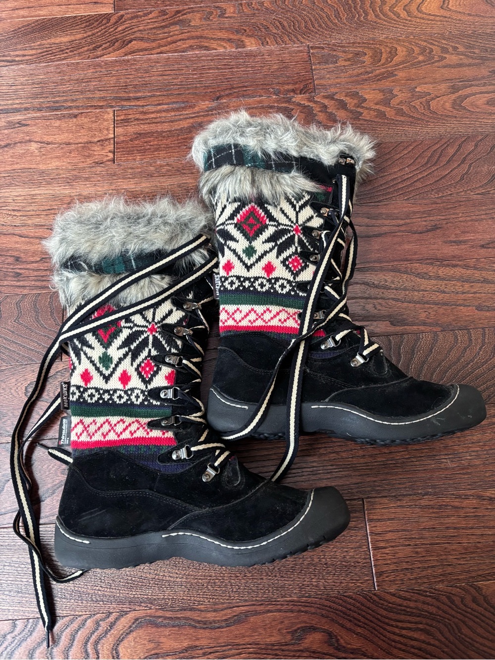 Muk Luks Women's Gwen Snow Lace‎ Up Boots